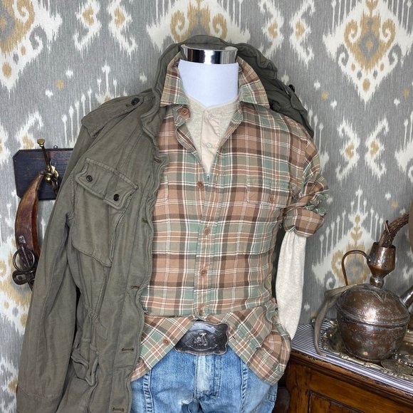 Ralph Lauren Other - Vintage Ralph Lauren Plaid Flannel Work Shirt XL